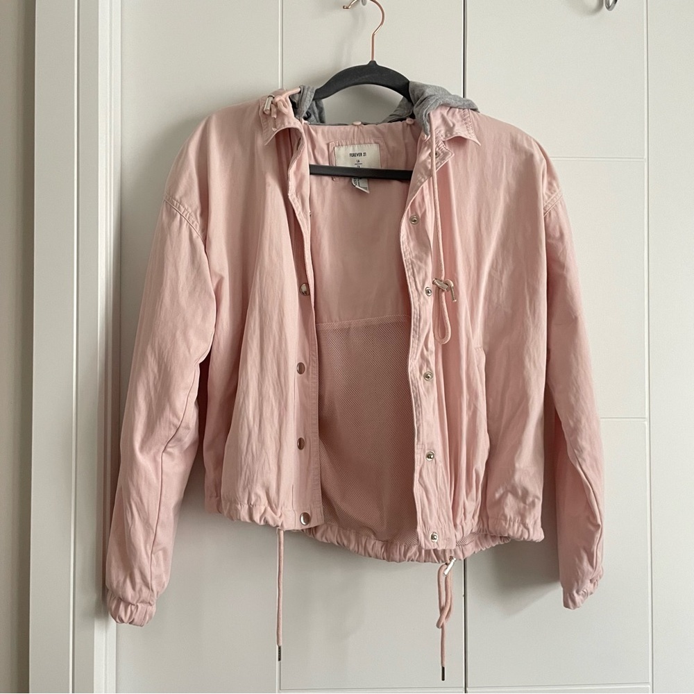 Forever 21 Pink Bomber Jacket - Picture 3 of 5